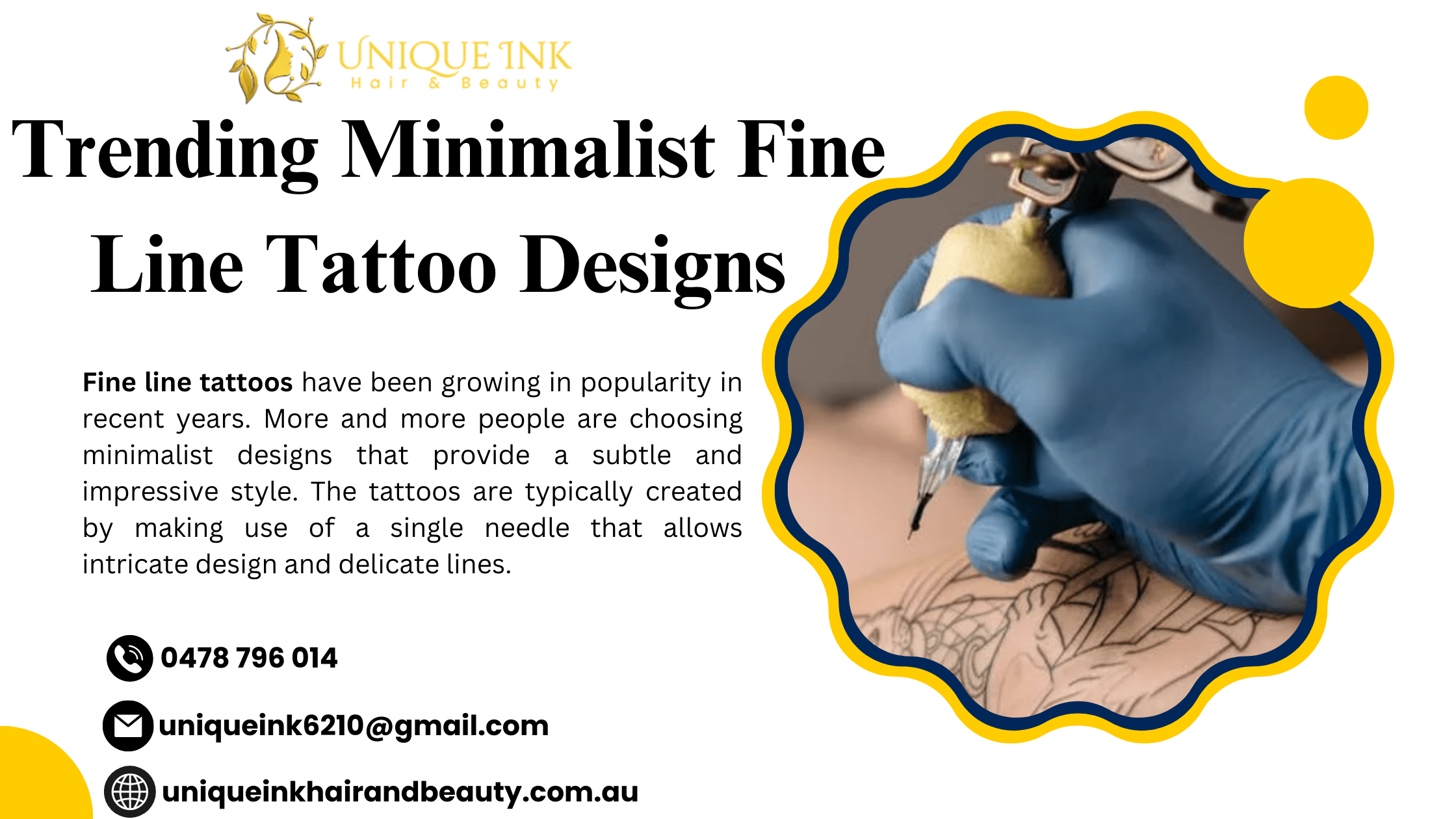 Trending Minimalist Fine Line Tattoo Designs